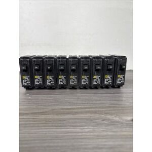 Square D HOM120 Circuit Breaker, 20A, 120/240V Pack Of 9
